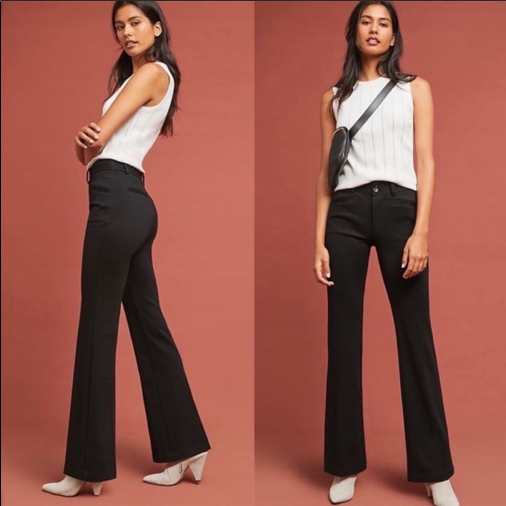 Anthropologie NWT the Essential Ponte Trousers 14